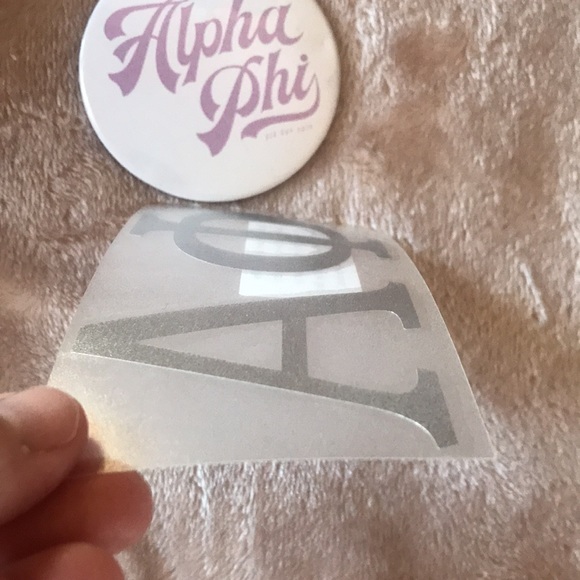 Alpha Phi Button and Car Decal - Picture 4 of 4